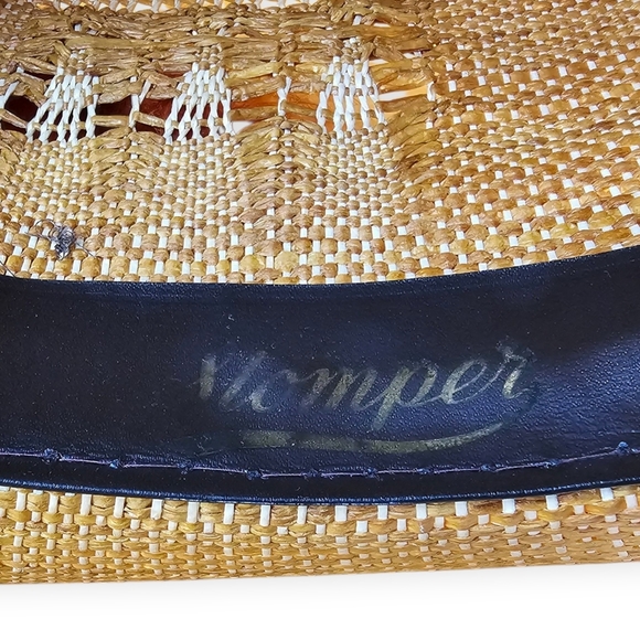 π€ β¨ Vintage 70βs Stetson Cowboy Hat β Western Straw | Size 7 1/4 - Picture 8 of 11